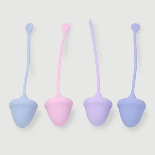 Sexopolis Wellness Ejercitador Kegel Juego de Bolas Kegel de Silicona Premium Cereza - Morado