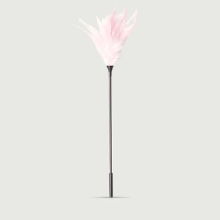 Long Feather Tease Series Pink Feather Sensory Teaser - Pink