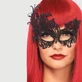 Tether Lace Eye Mask - Black