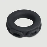 Soepele Monkey Siliconen Cock Ring 45 mm - Zwart