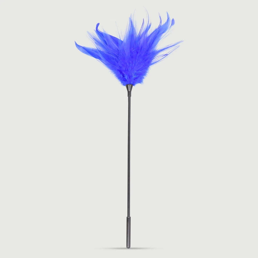 Lange Feder Tease Serie Electric Blue Feather Teaser - Blau