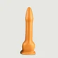 Consolador grande de silicona lisa Vipe 21 x 5 cm - Oro