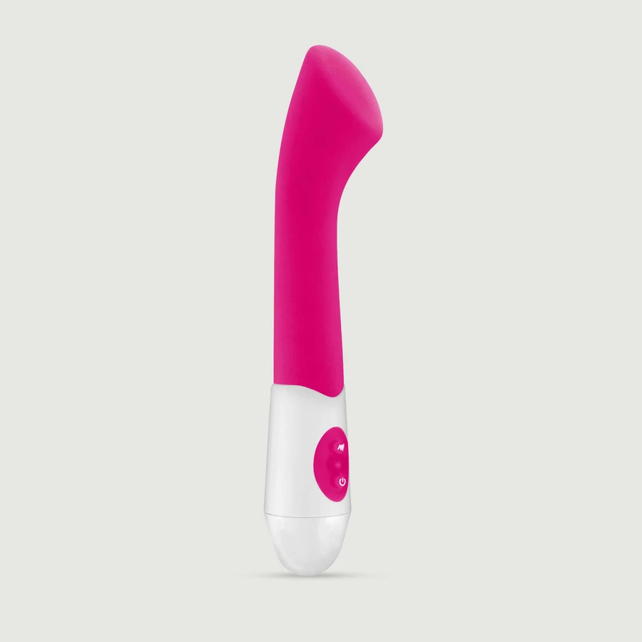 My First Curve Wiederaufladbarer Silikon G-Punkt Vibrator - Pink