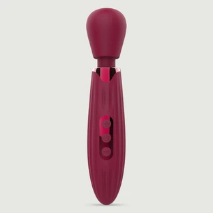 Glam Wand Silicone Vibrator - Paars