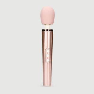 Loveline Leistungsstarke Silikon Kopf Massage Zauberstab Vibrator - Rosa