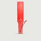Domme Series Studded Paddle With Reinforced Grip - Red