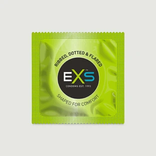 EXS Ribbed Dotted & Flared Condoms