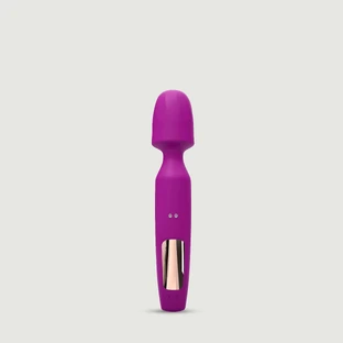 R-Evolution Premium 3-in-1 Massage Trilstok van silicone - Paars