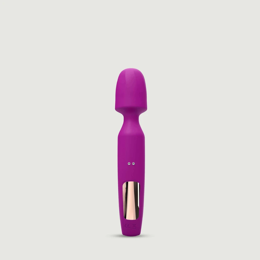 R-Evolution Premium 3-in-1 Massage Trilstok van silicone - Paars