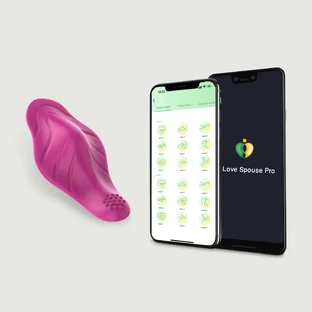 Anika App Gecontroleerde Siliconen Panty Ei Vibrator - Roze