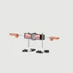 Double Trouble Premium Heating & Vibrating Multifunction Sex Machine - Black