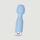 Ava Vibrador Pequeño y Potente Vara de Silicona para Masaje - Azul Claro