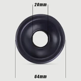 Sexopolis Male Silicone Medium Beker Voor Penispompen - Zwart
