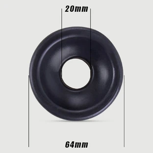 Sexopolis Male Silicone Medium Attachment Cup für Penis Pumpen - Schwarz