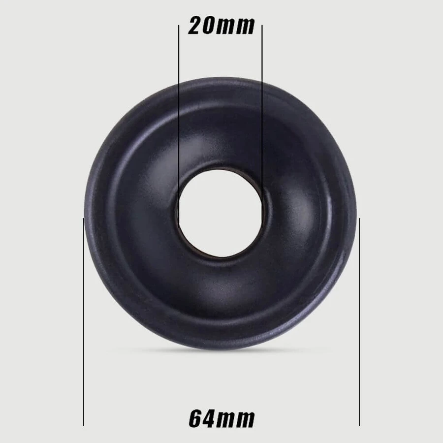 Sexopolis Male Silicone Medium Attachment Cup für Penis Pumpen - Schwarz