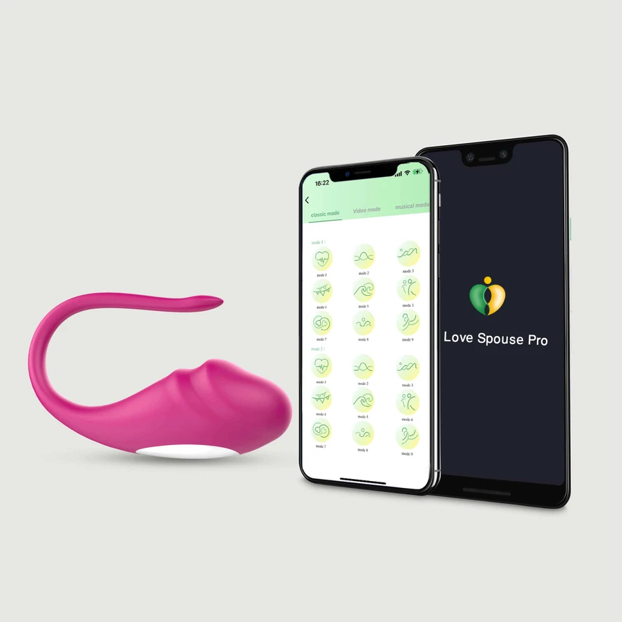 Alira Vibrador Huevo Potente de Silicona Controlado por App - Rosa