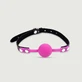 Ball Gag With Silicone Ball - Fuschia