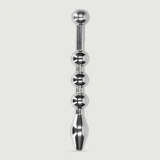 Bouchon sonore en métal pour pénis 8 mm - Argent
