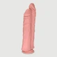 Atlas 26,5 cm Doppelter realistischer Silikon-Dildo mit Saugnapf - fleischfarben