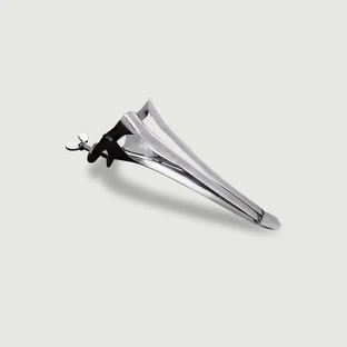 Huge Equine Anal Speculum 46 cm - Silver