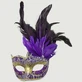 Masque vénitien violet