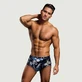 Camo Trunks With Dog Tag - Blue - Large/X-Large