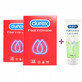 Package Prezervative Feel Intimate, 18 + 18 pieces + Naturals H2O Lubricant, 100 ml, Durex