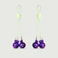 Nipple Clamps With Bells - Purple