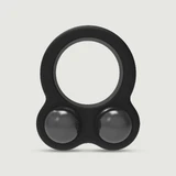 Anneau en silicone Ramrod avec poids en métal - Noir