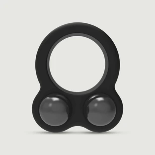 Anneau en silicone Ramrod avec poids en métal - Noir