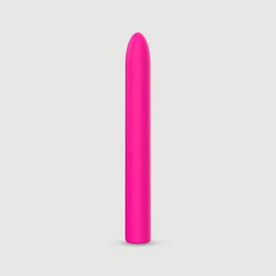 Classic Baby Slim 10 Function Silicone Classic Vibrator - Fuchsia