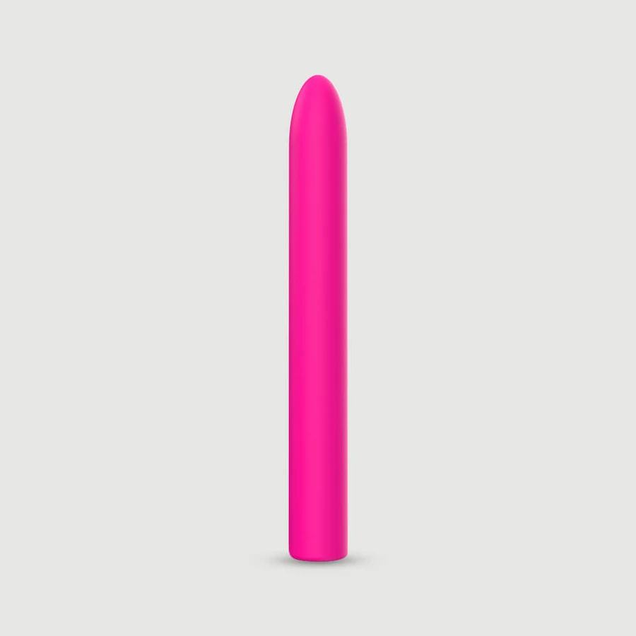 Classic Baby Slim 10 Function Silicone Classic Vibrator - Fuchsia