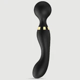 Aurelia Vara de Masaje Flexible de Silicona Premium 2 en 1 y Estimulador del Punto G - Negro