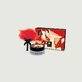 Shunga Kissable Massage-Pulver Schaumwein Erdbeere - 75 g