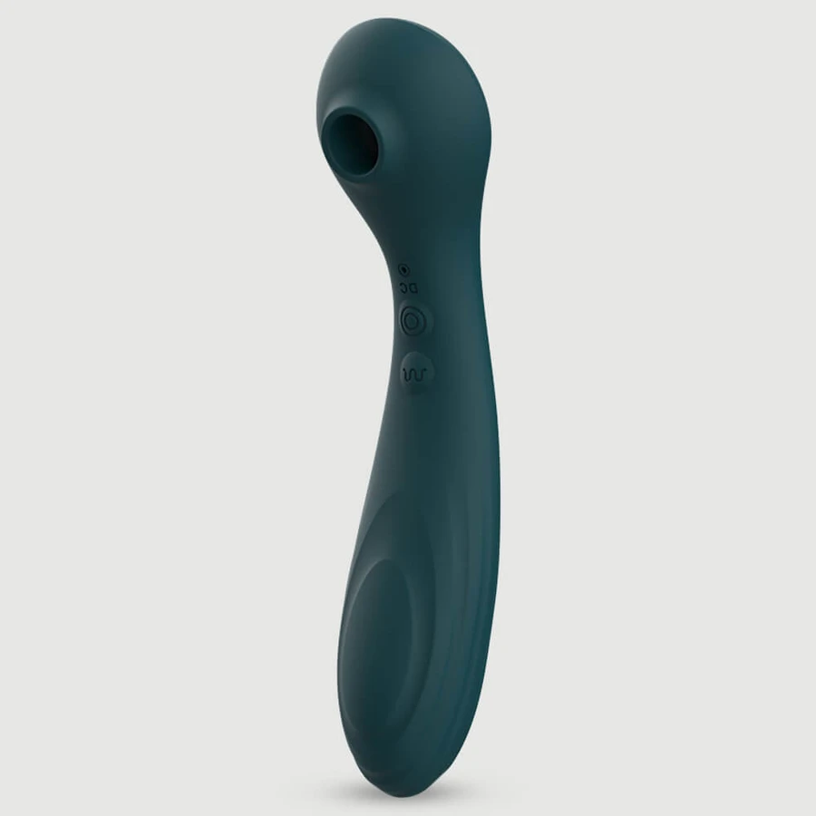Gemini Premium Clitoral Suction Stimulator & Vibrator 2 in 1 - Green