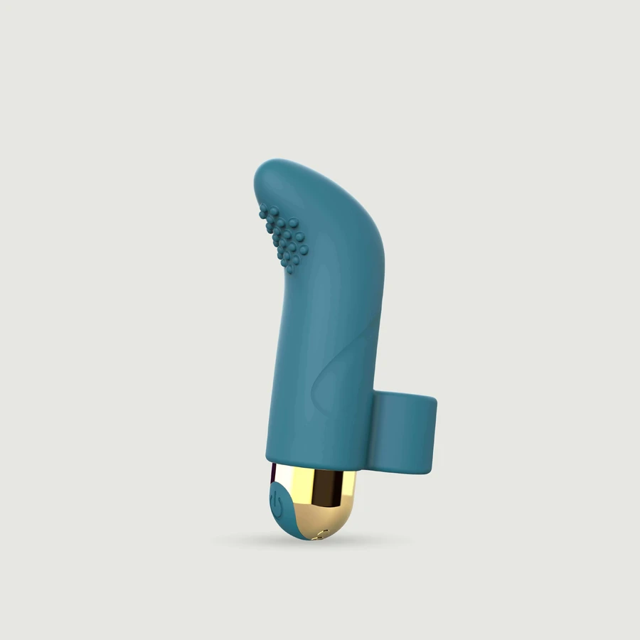 Touch Me Silicone Vinger Vibrator - Groen