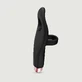 Tickle Me Fingervibrator mit Silikonhülse - Schwarz