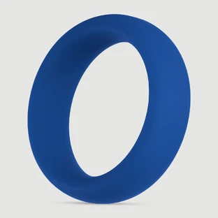 Forto F-64 45 mm Anillo de silicona para el pene mediano - Azul