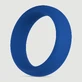Forto F-64 45 mm Anillo de silicona para el pene mediano - Azul