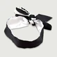 Double Sided Satin Bondage Tie & Blindfold - Black/White