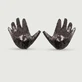 Sequin Hand-Shaped Nipple Pasties - Black