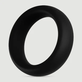 Forto F-64 Inel pentru penis mic din silicon lat de 40 mm - negru