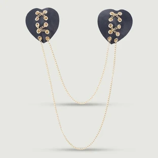 Tepel Hart Covers met Gouden Ketting