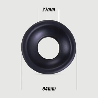 Sexopolis Male Silicona Vaso Grande Para Bomba de Pene - Negro