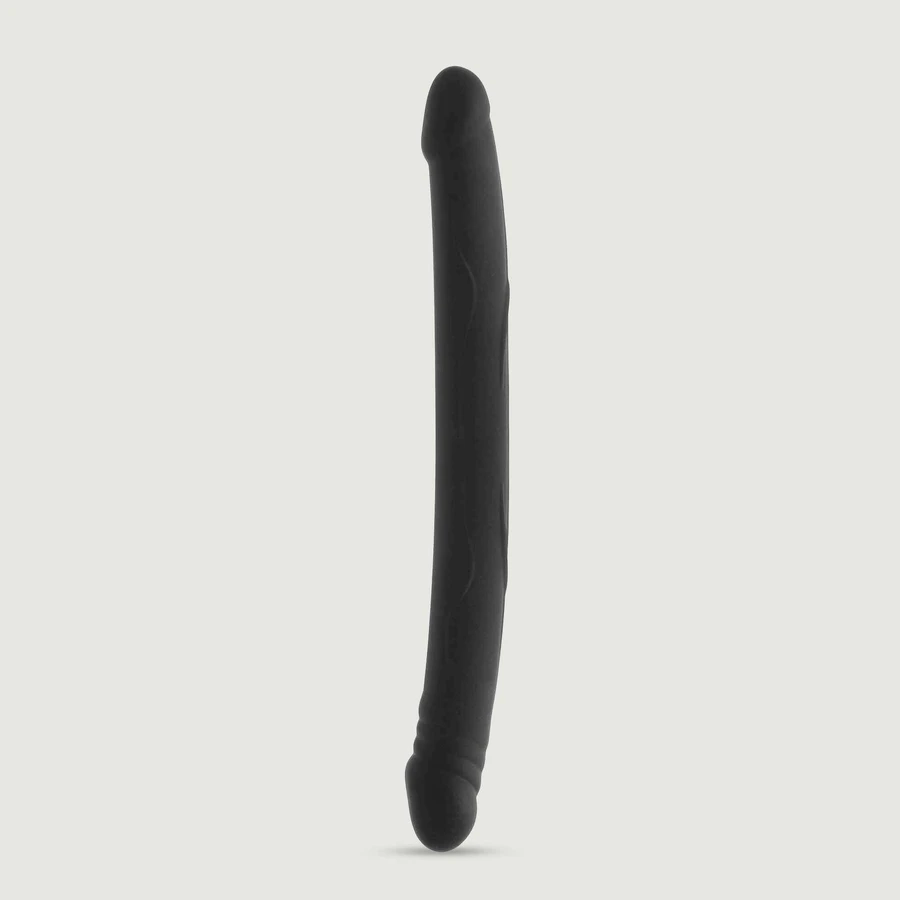 Double Do Silicone Double Dildo - Black
