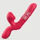 Ihr Vaginal Masseur Silikon Rabbit Vibrator mit internen Perlen - Rot