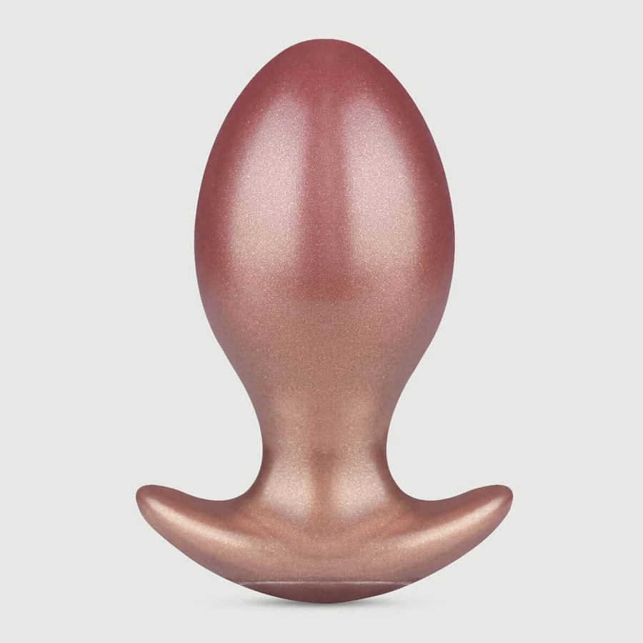 Plug Anal Redondo Wonder de Silicona - Bronce