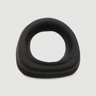 Manche de pénis liquide Silicone flexible Anneau de bite 42 mm - Noir