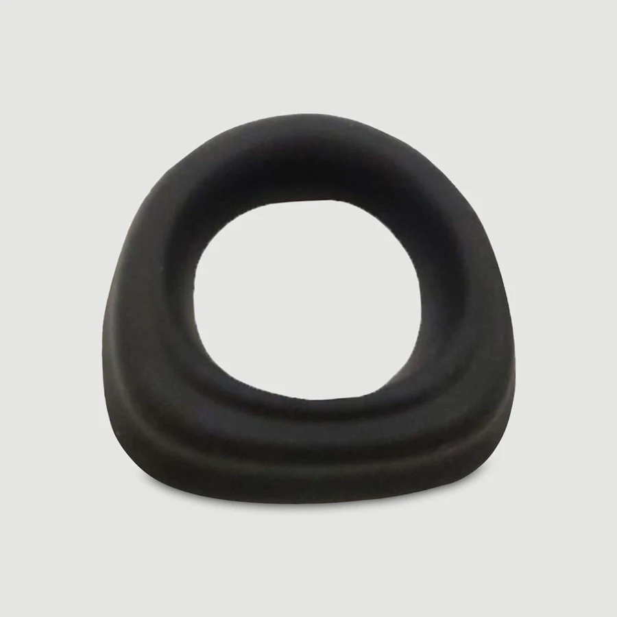 Manche de pénis liquide Silicone flexible Anneau de bite 42 mm - Noir