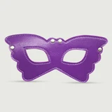 Leren vlinder oogmasker - paars
